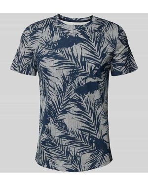 S.oliver Regular Fit T-Shirt aus reiner Baumwolle - Blau