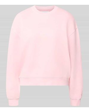 Samsøe & Samsøe Relaxed Fit Sweatshirt aus reiner Baumwolle Modell 'Avan' - Pink
