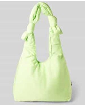 Lefrik Handtas Met Knoopdetails - Geel