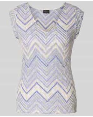 S.oliver Regular Fit T-Shirt Met V-Hals - Grijs