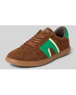 Camper Sneaker aus echtem Leder Modell 'Soller' - Mehrfarbig