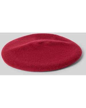 Christian Berg Women Béret aus reinem Kaschmir - Rot