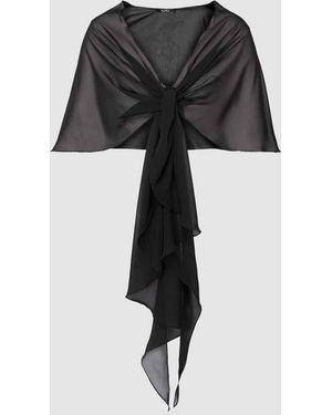Vera Mont Stola Aus Chiffon - Schwarz