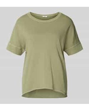 S.oliver Relaxed Fit T-Shirt Van Puur Katoen - Groen