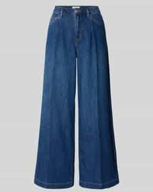 Comma, Wide & Loose Fit Jeans - Blauw