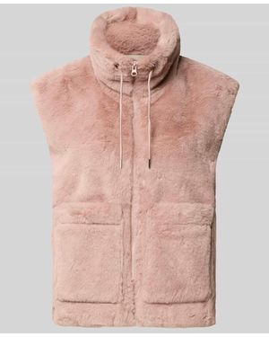 Freequent Weste mit Stehkragen Modell 'FONY' - Pink
