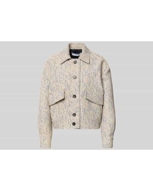 IRO Regular Fit Jacke mit Viskose-Anteil - Weiß