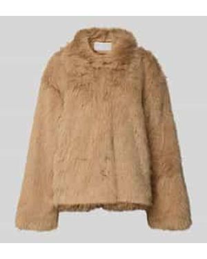 Jake*s Teddy- & Faux Fur Jassen - Naturel