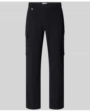 Antony Morato Skinny Fit Hose mit Applikation Modell 'BJORN' - Blau