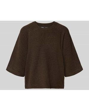 ONLY Regular Fit Pullover mit 3/4-Ärmeln Modell 'SIMONI' - Natur