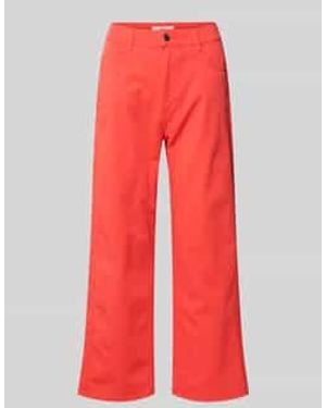 Brax Straight Fit Jeans - Rood