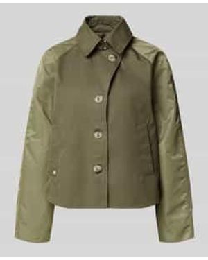 Mos Mosh Trenchcoat Met Steekzakken Model 'Zyla Neola' - Groen