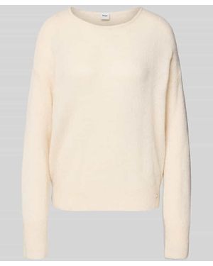 Brax Strickpullover mit Woll-Alpaka-Anteil Modell 'LISA' - Natur