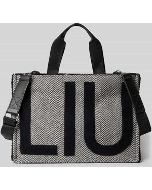 Liu Jo Tote Bag mit Label-Details - Schwarz