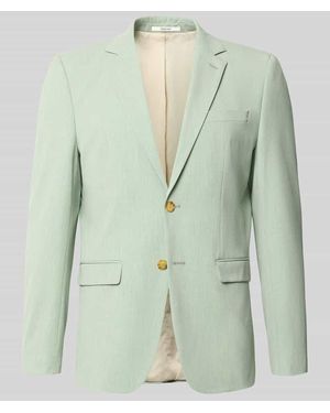 SELECTED Slim Fit Sakko mit Viskose-Anteil Modell 'LIAM' - Grün