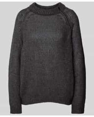 MAX&Co. Gebreide Pullover Met Ronde Hals - Zwart