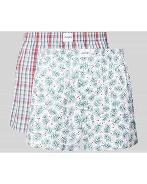 Jockey Relaxed Fit Boxer mit Logo-Patch im 2er-Pack - Mehrfarbig