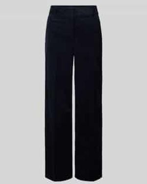 Tom Tailor Wide Leg Marlenebroek Van Katoenmix - Blauw