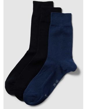 S.oliver Socken Mit Stretch-Anteil Im 3Er-Pack - Blau