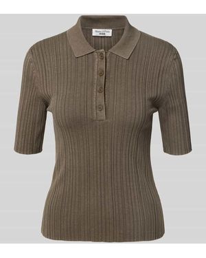 Marc O' Polo Poloshirt Mit Kurzer Knopfleiste - Grün