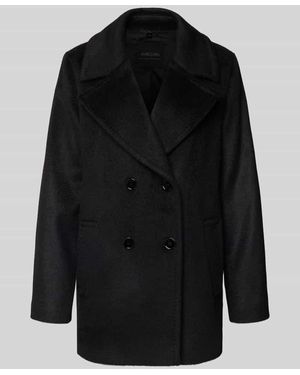 Marc Cain Jacke aus Schurwoll-Mix mit Mohair-Anteil - Schwarz