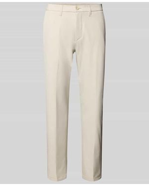 BOSS Slim Fit Hose mit Kordelzug Modell 'T_COMMUTER' - Natur