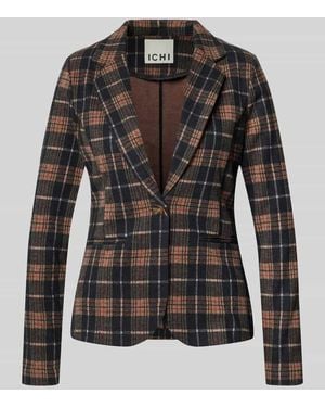 Ichi Blazer mit Leistentaschen Modell 'KATE' - Schwarz