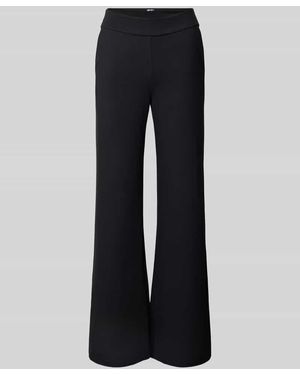 Aim'n Jogpants mit weitem Bein und elastischem Bund - Schwarz