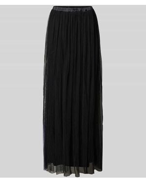 LACE & BEADS Maxirock Aus Tüll - Schwarz