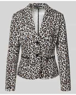 Betty Barclay Blazer Met Reverskraag - Wit