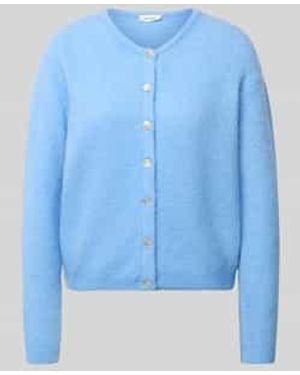 American Vintage Gebreid Jack Met Knoopsluiting Model 'Vitow' - Blauw