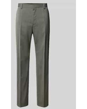 HUGO Regular Fit Pantalon Van Scheerwolmix Model 'Teagan231X' - Grijs