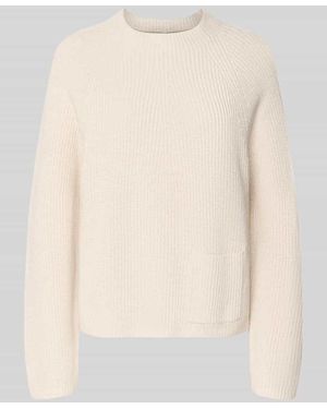 Ouí Regular Fit Pullover aus reiner Baumwolle Modell 'Riya' - Natur