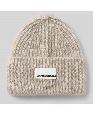 ARMEDANGELS Mütze aus Mohair-Mix mit Woll-Anteil Modell 'MOHAIR' - Natur