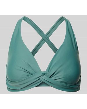 Barts Bikini-Oberteil in Wickel-Optik - Grün