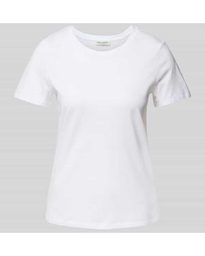 Marc O' Polo T-Shirt Mit Rundhalsausschnitt - Weiß