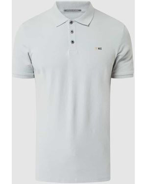 No Excess Poloshirt aus Piqué - Mehrfarbig