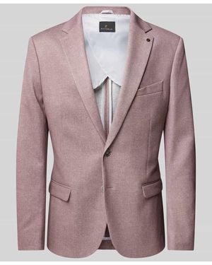 Zuitable Sakko mit Brustleistentasche Modell 'DiNick' - Pink
