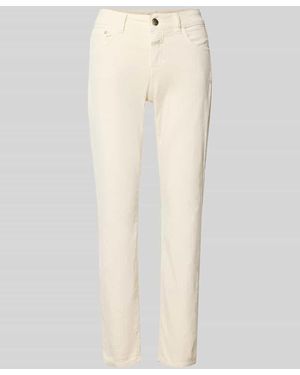 Closed Slim Fit Jeans aus Baumwoll-Mix Modell 'Baker' - Weiß