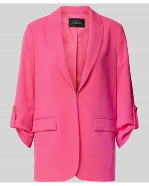 S.oliver Regular Fit Longblazer mit 3/4-Ärmeln - Pink