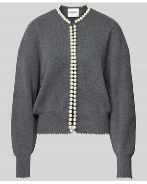 Essentiel Antwerp Comfort Fit Strickjacke aus Woll-Mix mit Kaschmir Modell 'IDEAS' - Grau