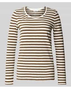 Marc O' Polo Longsleeve Met Ronde Hals - Meerkleurig
