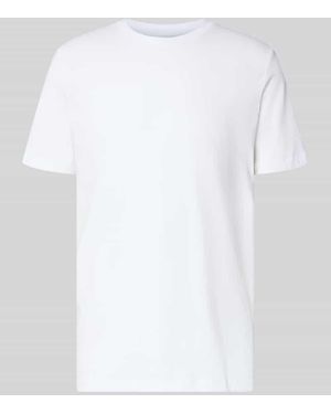 S.oliver Regular Fit T-Shirt aus reiner Baumwolle - Weiß