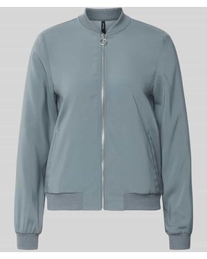 Vero Moda Regular Fit Blouson mit Allover-Muster Modell 'COCO' - Blau