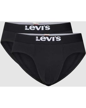 Levi's Slip Mit Label-Detail Modell 'Solid Basic' - Schwarz