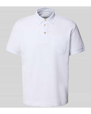 Tom Tailor Regular Fit Poloshirt aus Baumwoll-MIx - Weiß