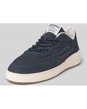 Genesis Sneaker Mit Label-Patch Modell 'Soley Porto' - Blau