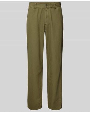 Forét Tapered Fit Hose mit elastischem Bund Modell 'CLAY' - Grün