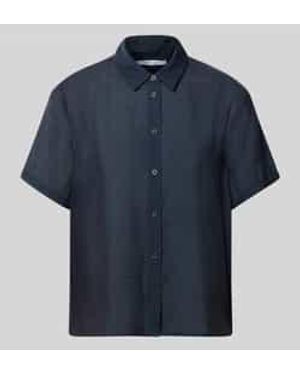 Samsøe & Samsøe Blouses Korte Mouw - Blauw