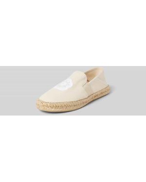KENZO Espadrilles mit Label-Detail - Weiß